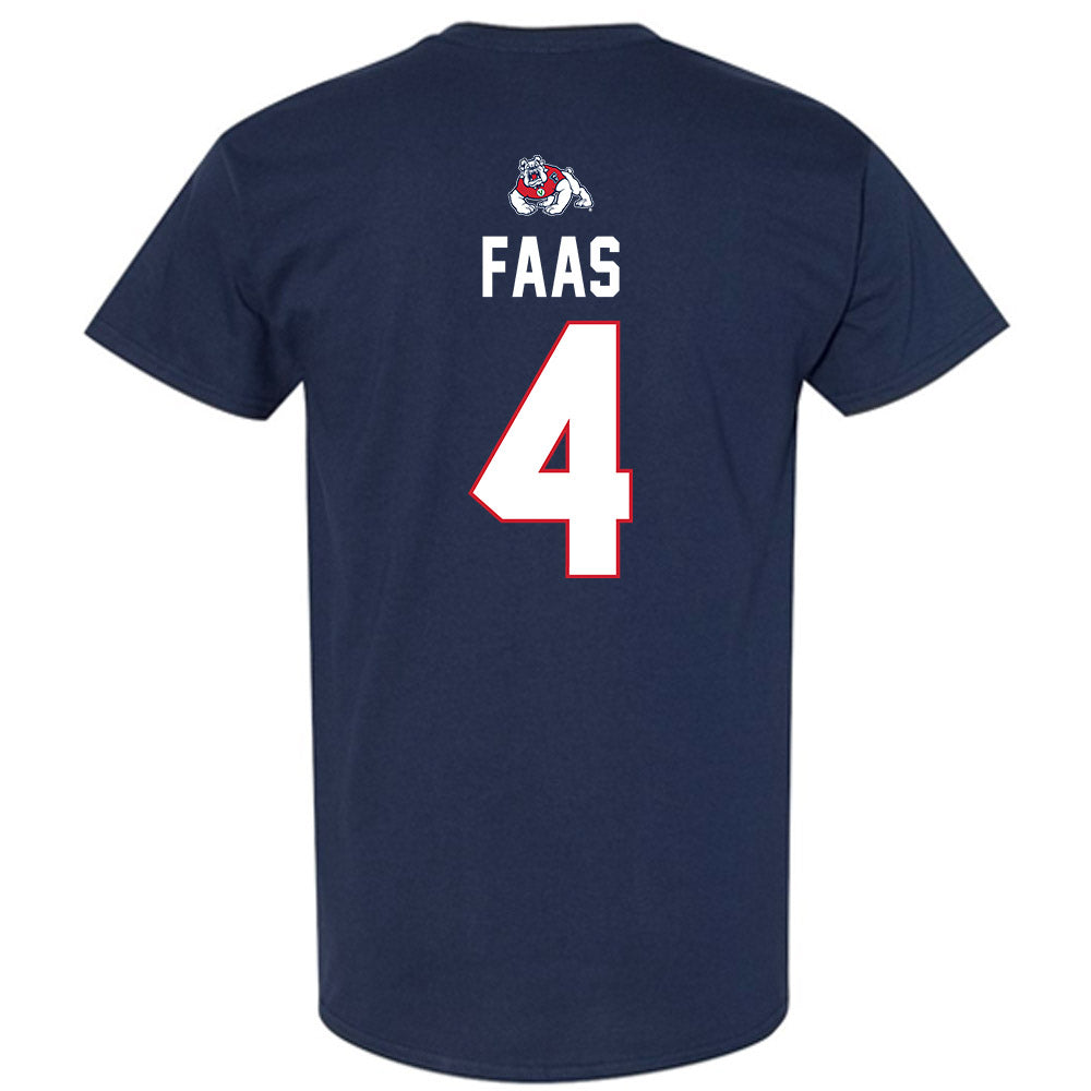 Fresno State - NCAA Men's Basketball : Cameron Faas - Sports Shersey T-Shirt-1