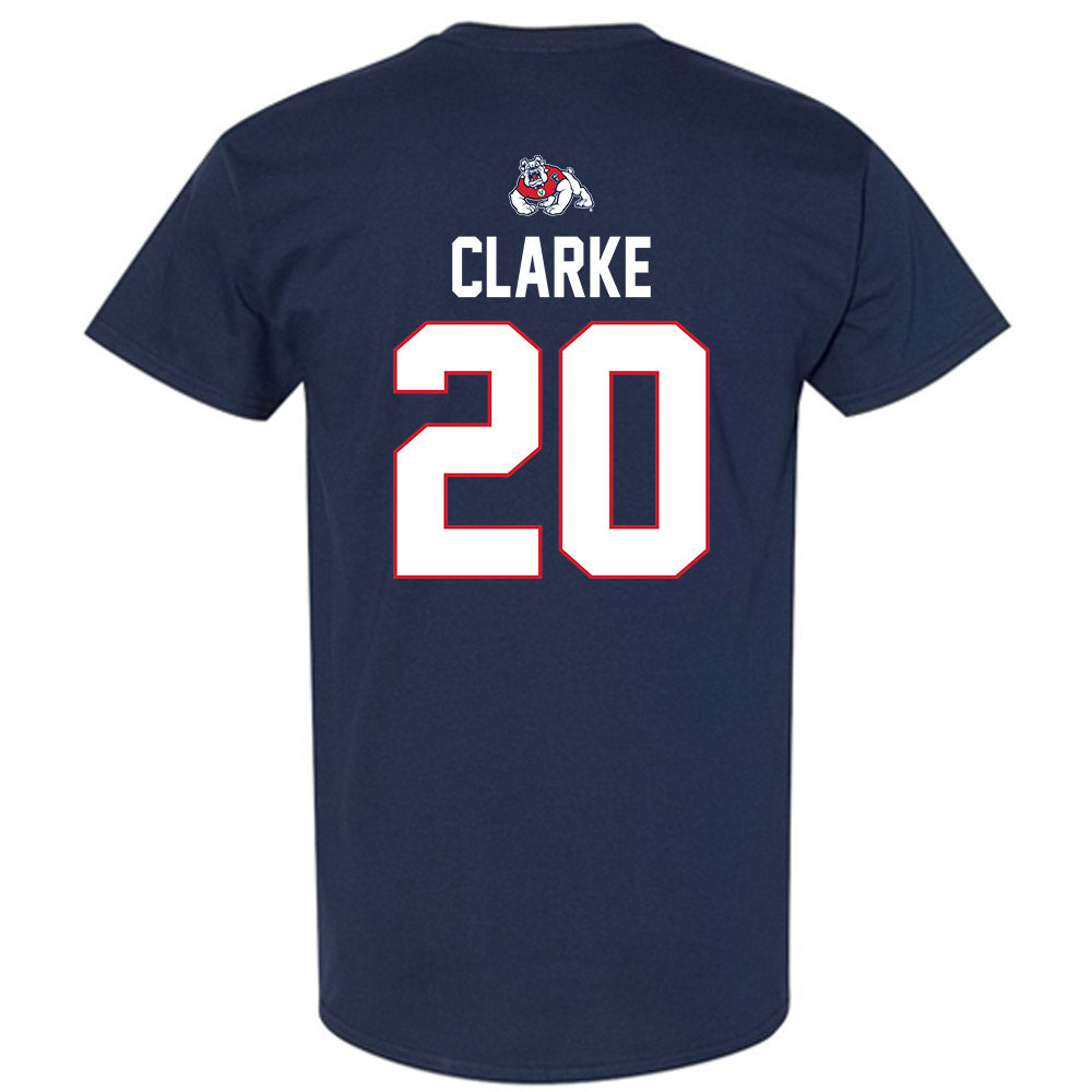 Fresno State - NCAA Women's Basketball : Indiya Clarke - Sports Shersey T-Shirt-1