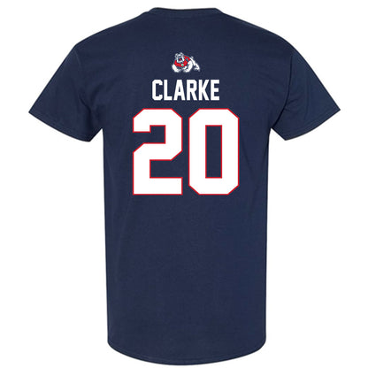 Fresno State - NCAA Women's Basketball : Indiya Clarke - Sports Shersey T-Shirt-1
