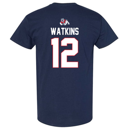 Fresno State - NCAA Women's Basketball : Avery Watkins - Sports Shersey T-Shirt-1