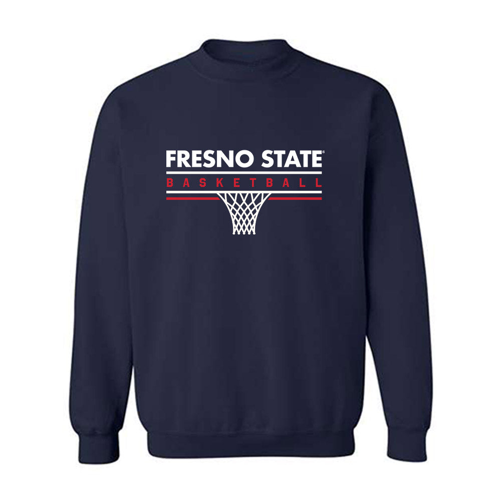 Fresno State - NCAA Women's Basketball : Emilia Long - Sports Shersey Crewneck Sweatshirt-0