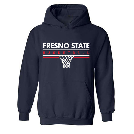 Fresno State - NCAA Women's Basketball : Emilia Long - Sports Shersey Hooded Sweatshirt-0