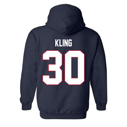 Arizona - NCAA Baseball : Corey Kling - Hooded Sweatshirt-1