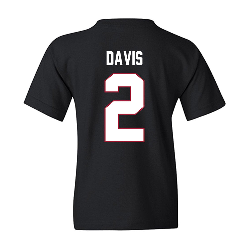 Oklahoma - NCAA Baseball : Myles Davis - Youth T-Shirt-1