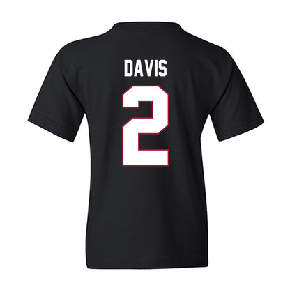 Oklahoma - NCAA Baseball : Myles Davis - Youth T-Shirt-1