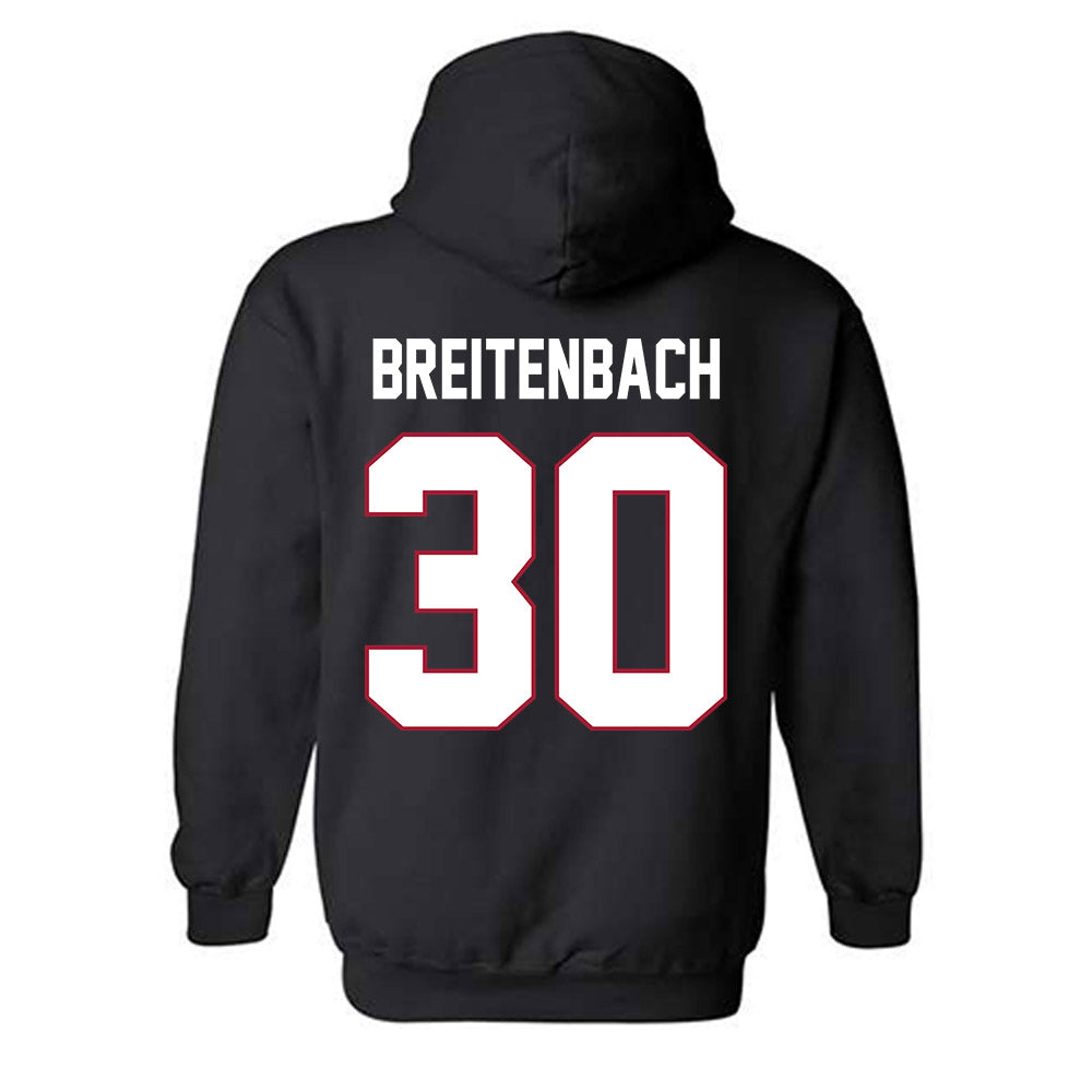 Oklahoma - NCAA Baseball : Finn Breitenbach - Hooded Sweatshirt-1