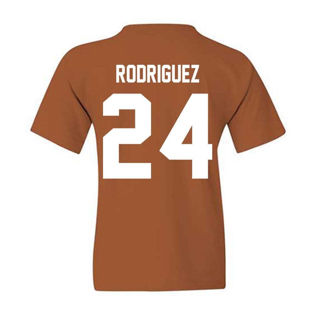 Texas - NCAA Baseball : Adrian Rodriguez - Youth T-Shirt-1