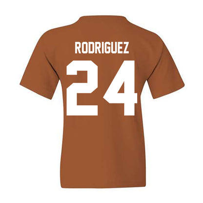 Texas - NCAA Baseball : Adrian Rodriguez - Youth T-Shirt-1