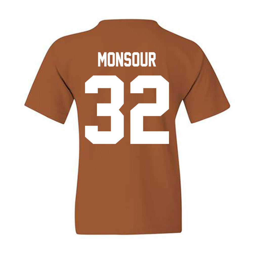 Texas - NCAA Baseball : Maddox Monsour - Youth T-Shirt-1