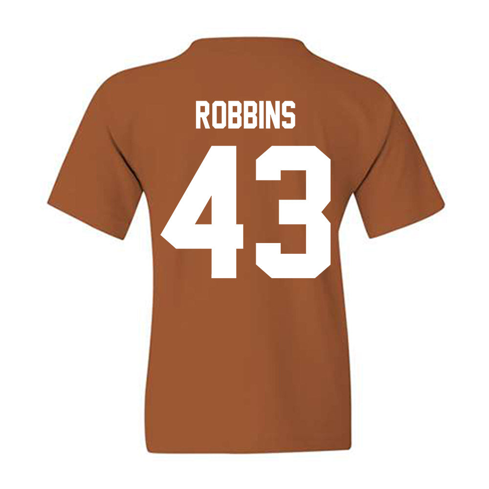 Texas - NCAA Baseball : Aiden Robbins - Youth T-Shirt-1