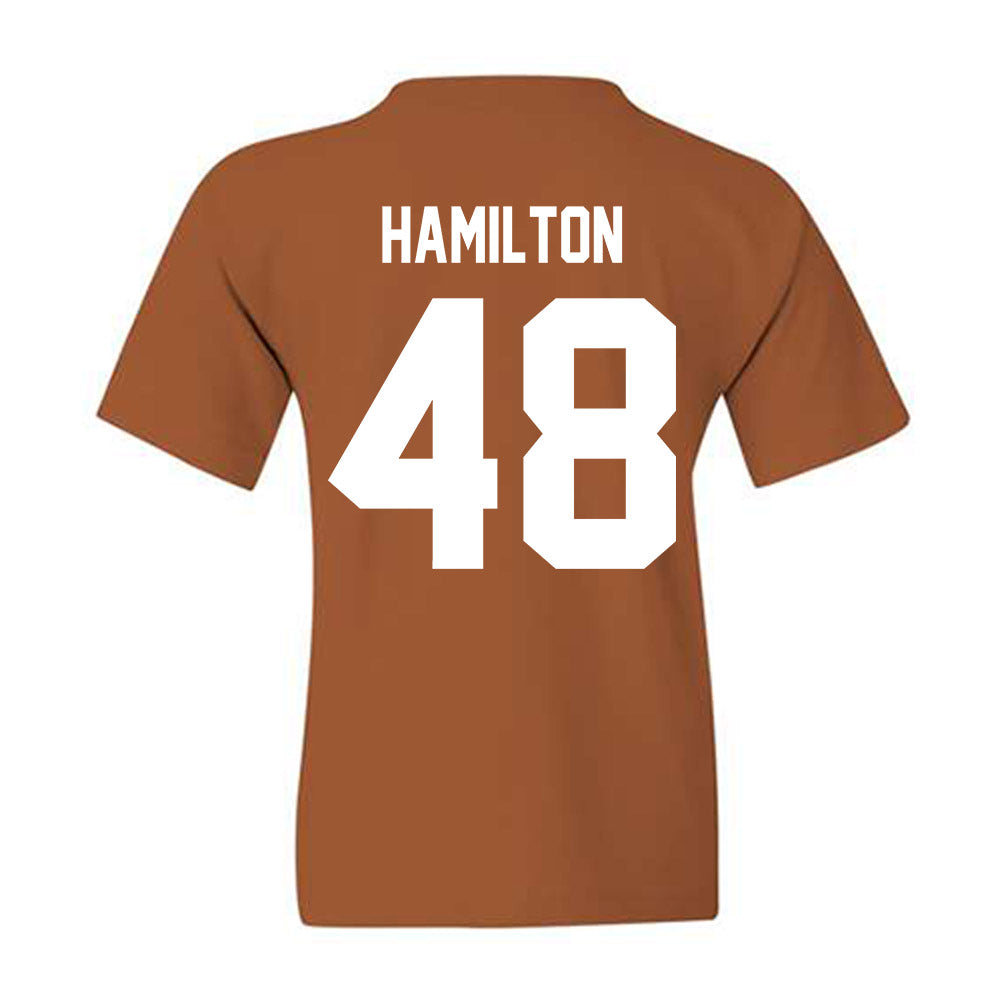 Texas - NCAA Baseball : Hudson Hamilton - Youth T-Shirt-1