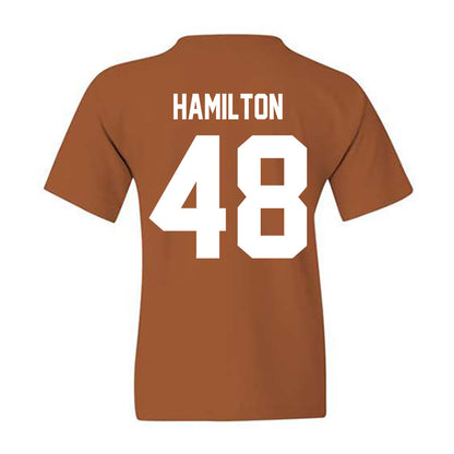 Texas - NCAA Baseball : Hudson Hamilton - Youth T-Shirt-1