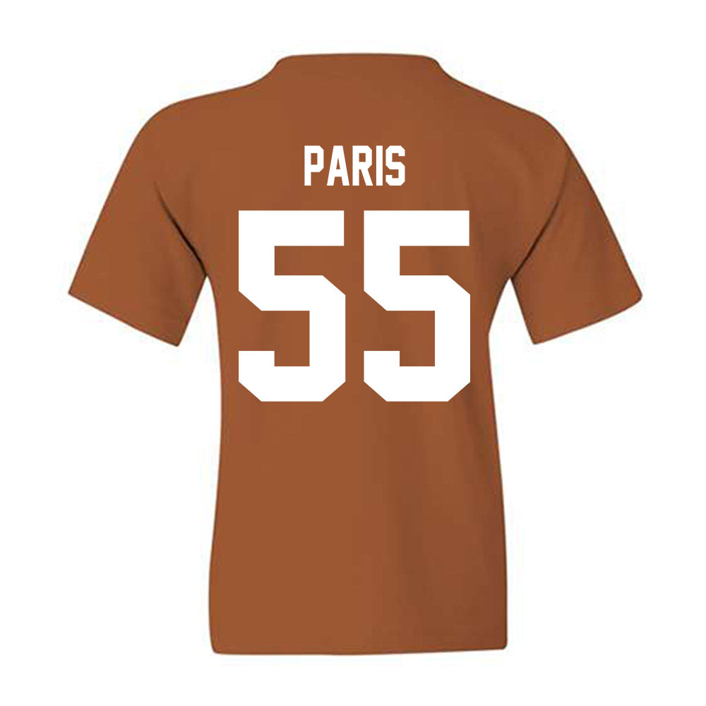 Texas - NCAA Baseball : Jack Paris - Youth T-Shirt-1