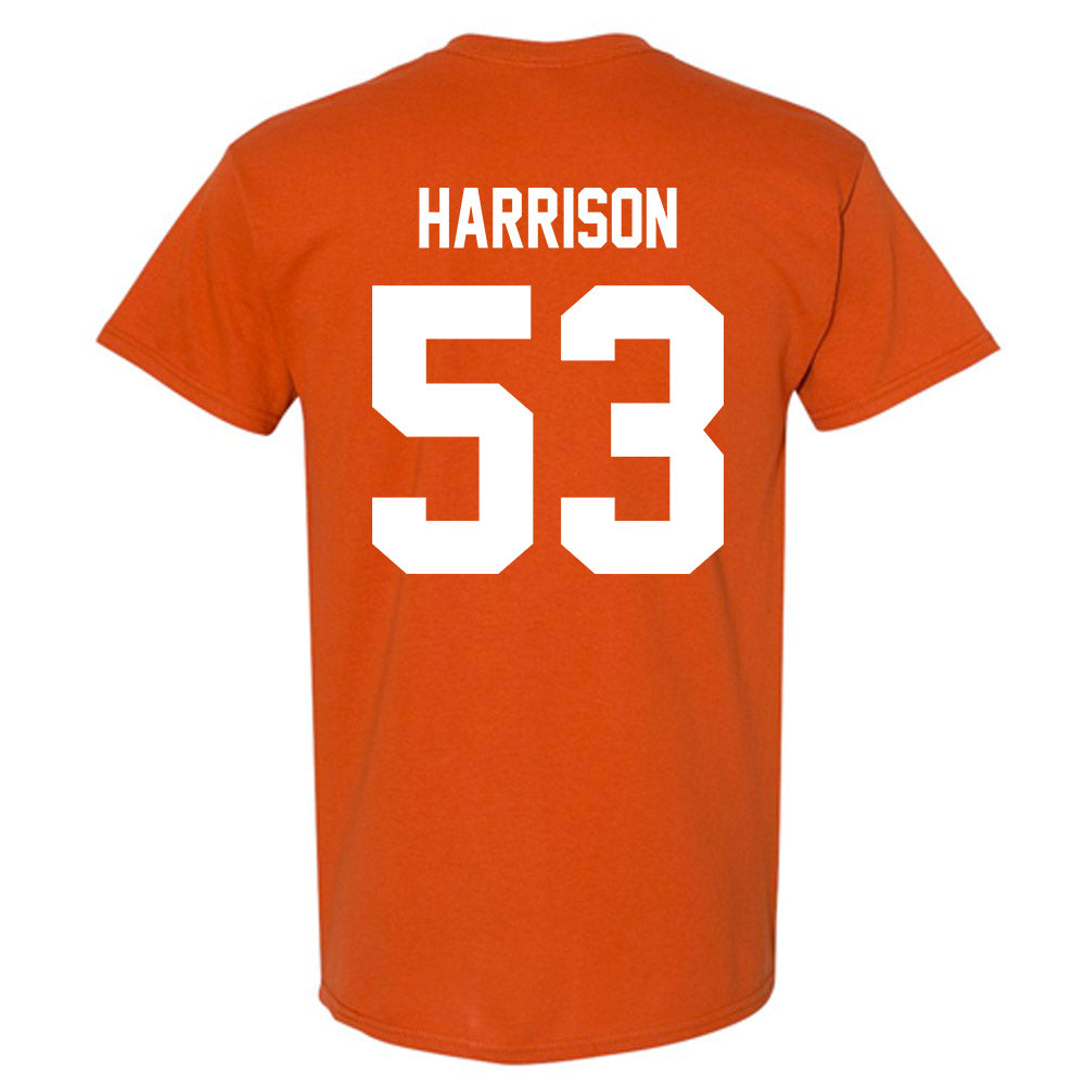 Texas - NCAA Baseball : Luke Harrison - T-Shirt-1