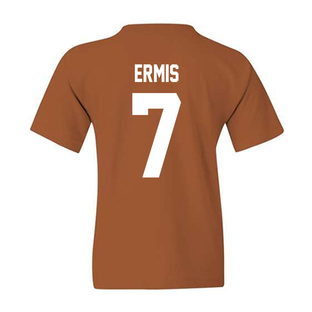Texas - NCAA Baseball : Andrew Ermis - Youth T-Shirt-1