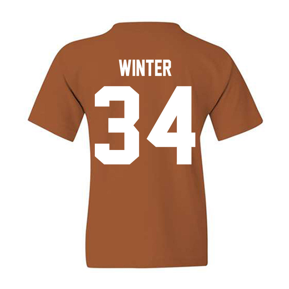Texas - NCAA Baseball : Michael Winter - Youth T-Shirt-1