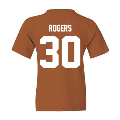 Texas - NCAA Baseball : Kaleb Rogers - Youth T-Shirt-1