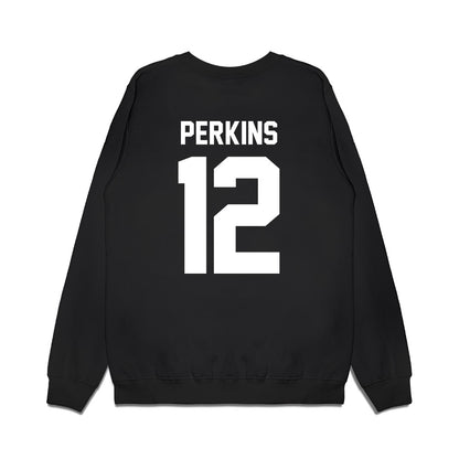 Henderson State - NCAA Men's Basketball : Deazhon Perkins - Vintage Shersey Premium Crewneck Sweatshirt-1