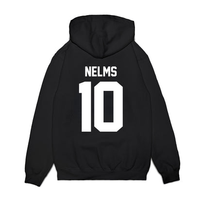Henderson State - NCAA Men's Basketball : Hunter Nelms - Vintage Shersey Premium Hooded Sweatshirt-1