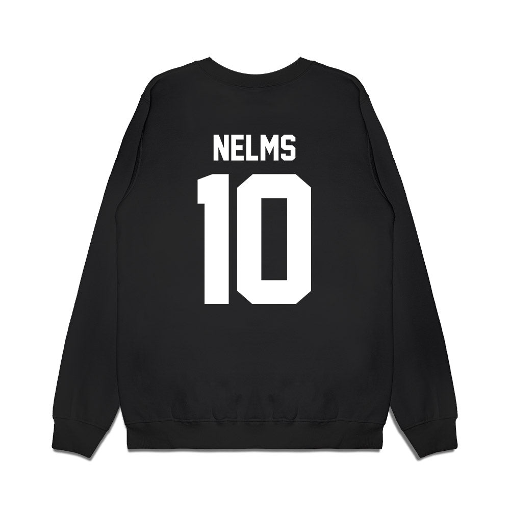 Henderson State - NCAA Men's Basketball : Hunter Nelms - Vintage Shersey Premium Crewneck Sweatshirt-1