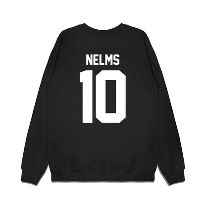 Henderson State - NCAA Men's Basketball : Hunter Nelms - Vintage Shersey Premium Crewneck Sweatshirt-1