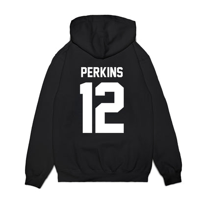Henderson State - NCAA Men's Basketball : Deazhon Perkins - Vintage Shersey Premium Hooded Sweatshirt-1