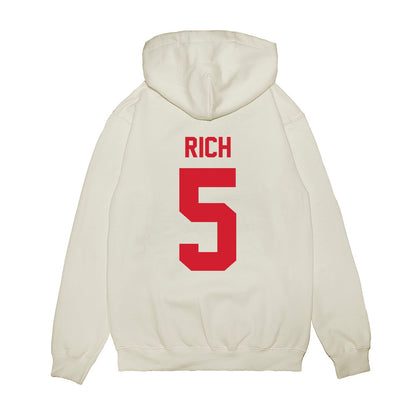 NWOSU - NCAA Women's Basketball : Mattie Rich - Vintage Basketball Premium Hooded Sweatshirt-1