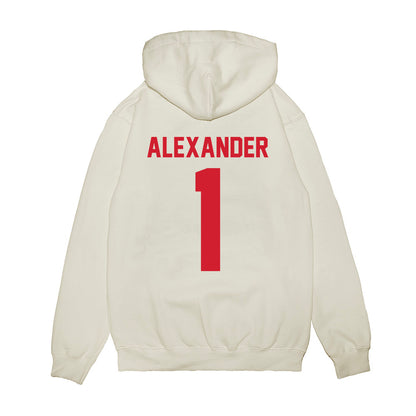 NWOSU - NCAA Men's Basketball : Max Alexander - Vintage Basketball Premium Hooded Sweatshirt-1