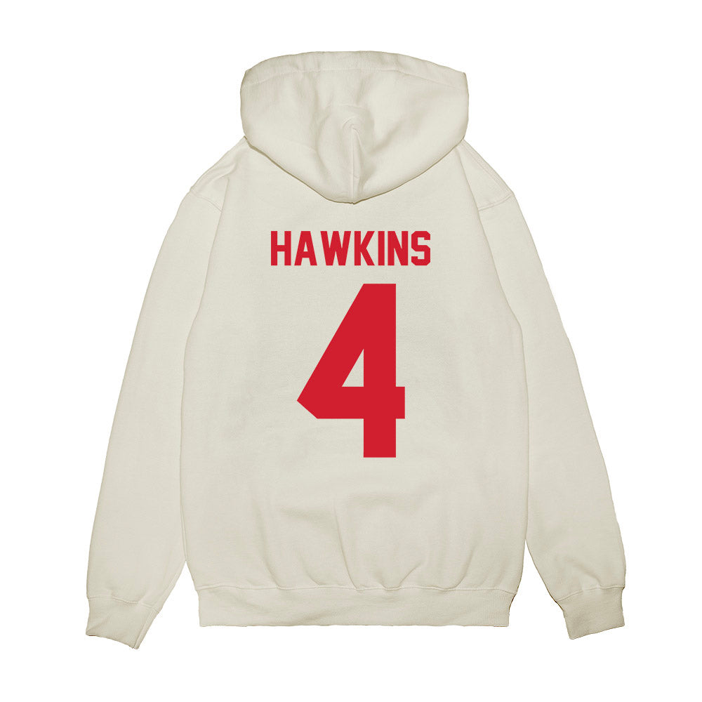 NWOSU - NCAA Men's Basketball : Mikey Hawkins - Vintage Basketball Premium Hooded Sweatshirt-1
