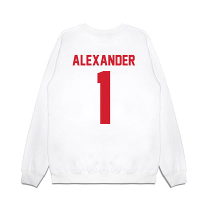 NWOSU - NCAA Men's Basketball : Max Alexander - Vintage Basketball Premium Crewneck Sweatshirt-1