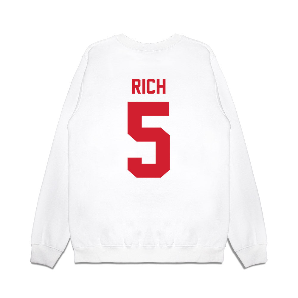 NWOSU - NCAA Women's Basketball : Mattie Rich - Vintage Basketball Premium Crewneck Sweatshirt-1