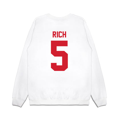 NWOSU - NCAA Women's Basketball : Mattie Rich - Vintage Basketball Premium Crewneck Sweatshirt-1