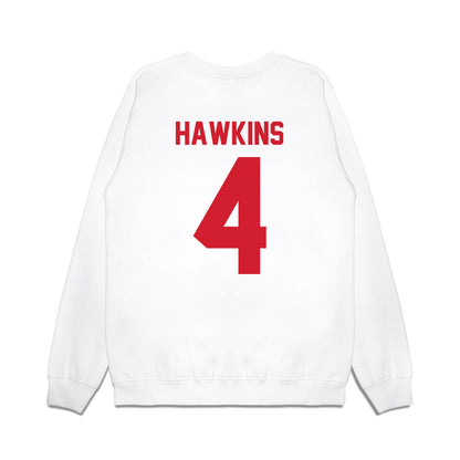 NWOSU - NCAA Men's Basketball : Mikey Hawkins - Vintage Basketball Premium Crewneck Sweatshirt-1