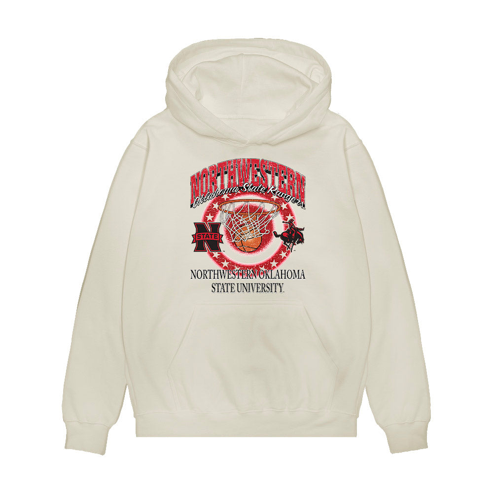NWOSU - NCAA Men's Basketball : Jackson Feely - Vintage Basketball Premium Hooded Sweatshirt-0