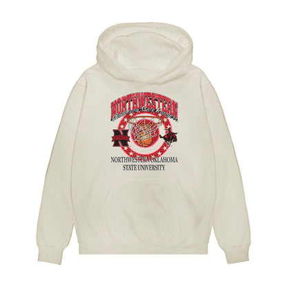 NWOSU - NCAA Women's Basketball : Mattie Rich - Vintage Basketball Premium Hooded Sweatshirt-0