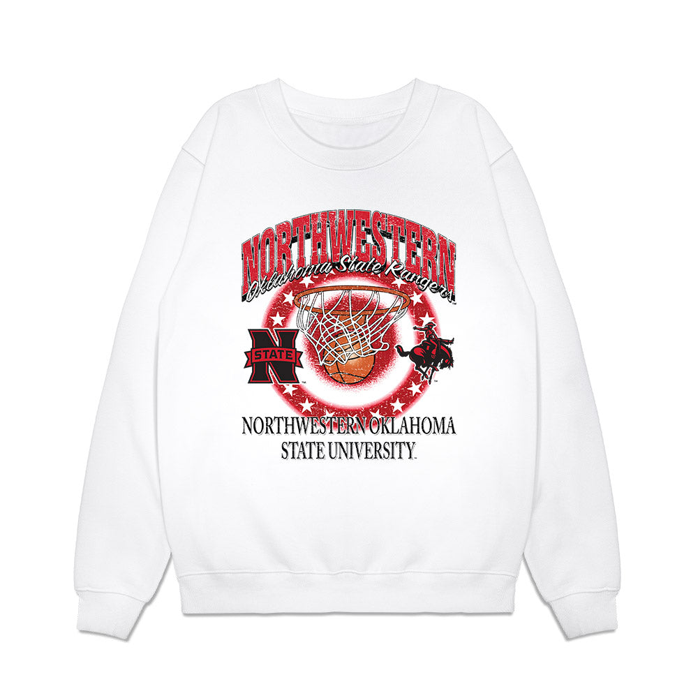 NWOSU - NCAA Men's Basketball : Robbie Armbrester - Vintage Basketball Premium Crewneck Sweatshirt-0