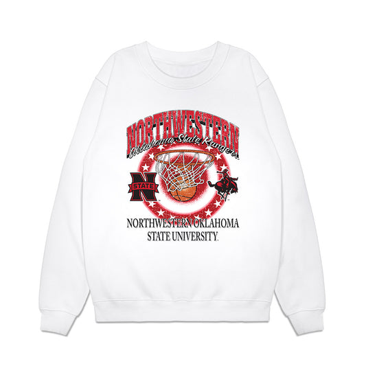 NWOSU - NCAA Men's Basketball : Robbie Armbrester - Vintage Basketball Premium Crewneck Sweatshirt-0
