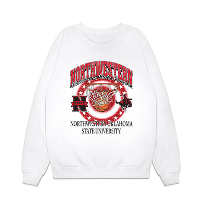 NWOSU - NCAA Women's Basketball : Mattie Rich - Vintage Basketball Premium Crewneck Sweatshirt-0