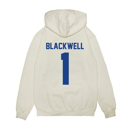 EIU - NCAA Men's Basketball : Markus Blackwell - Vintage Shersey Premium Hooded Sweatshirt-1