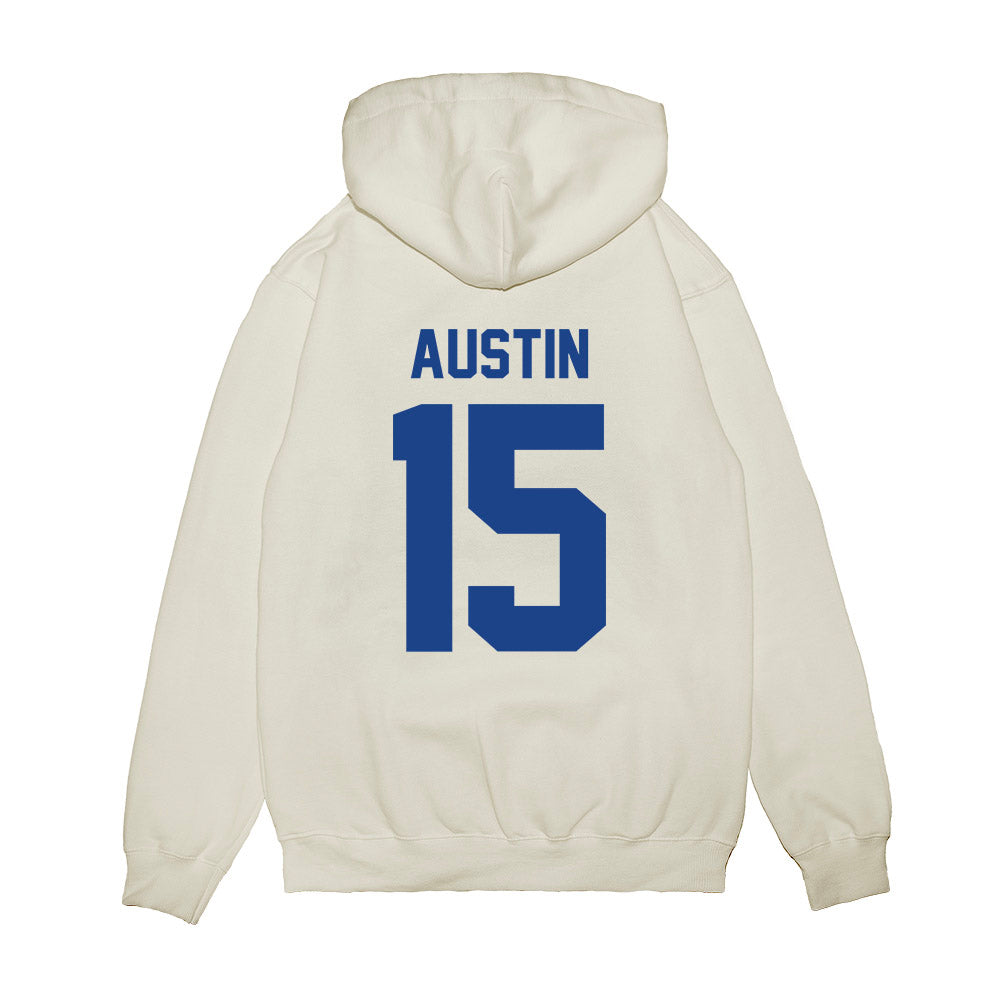 EIU - NCAA Men's Basketball : Andrew Austin - Vintage Shersey Premium Hooded Sweatshirt-1