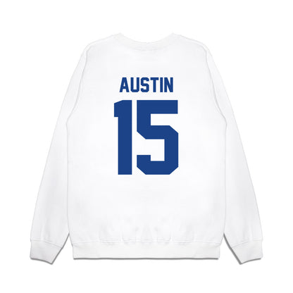 EIU - NCAA Men's Basketball : Andrew Austin - Vintage Shersey Premium Crewneck Sweatshirt-1
