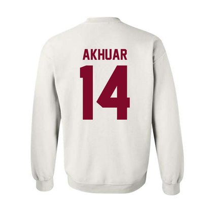 Fordham - NCAA Men's Basketball : Roor Akhuar - Vintage Shersey Crewneck Sweatshirt-1
