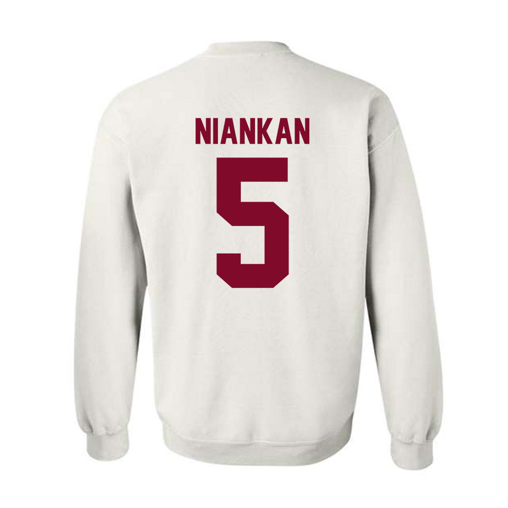 Fordham - NCAA Women's Basketball : Ornella Niankan - Vintage Shersey Crewneck Sweatshirt-1
