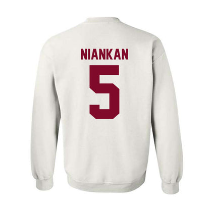 Fordham - NCAA Women's Basketball : Ornella Niankan - Vintage Shersey Crewneck Sweatshirt-1