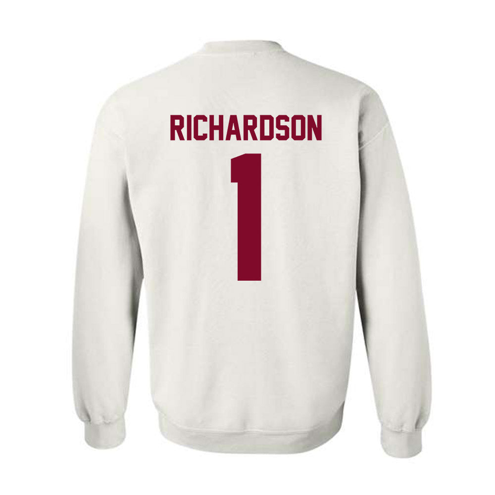 Fordham - NCAA Men's Basketball : Will Richardson - Vintage Shersey Crewneck Sweatshirt-1
