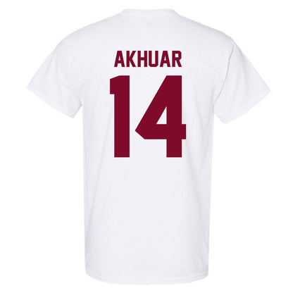 Fordham - NCAA Men's Basketball : Roor Akhuar - Vintage Shersey T-Shirt-1
