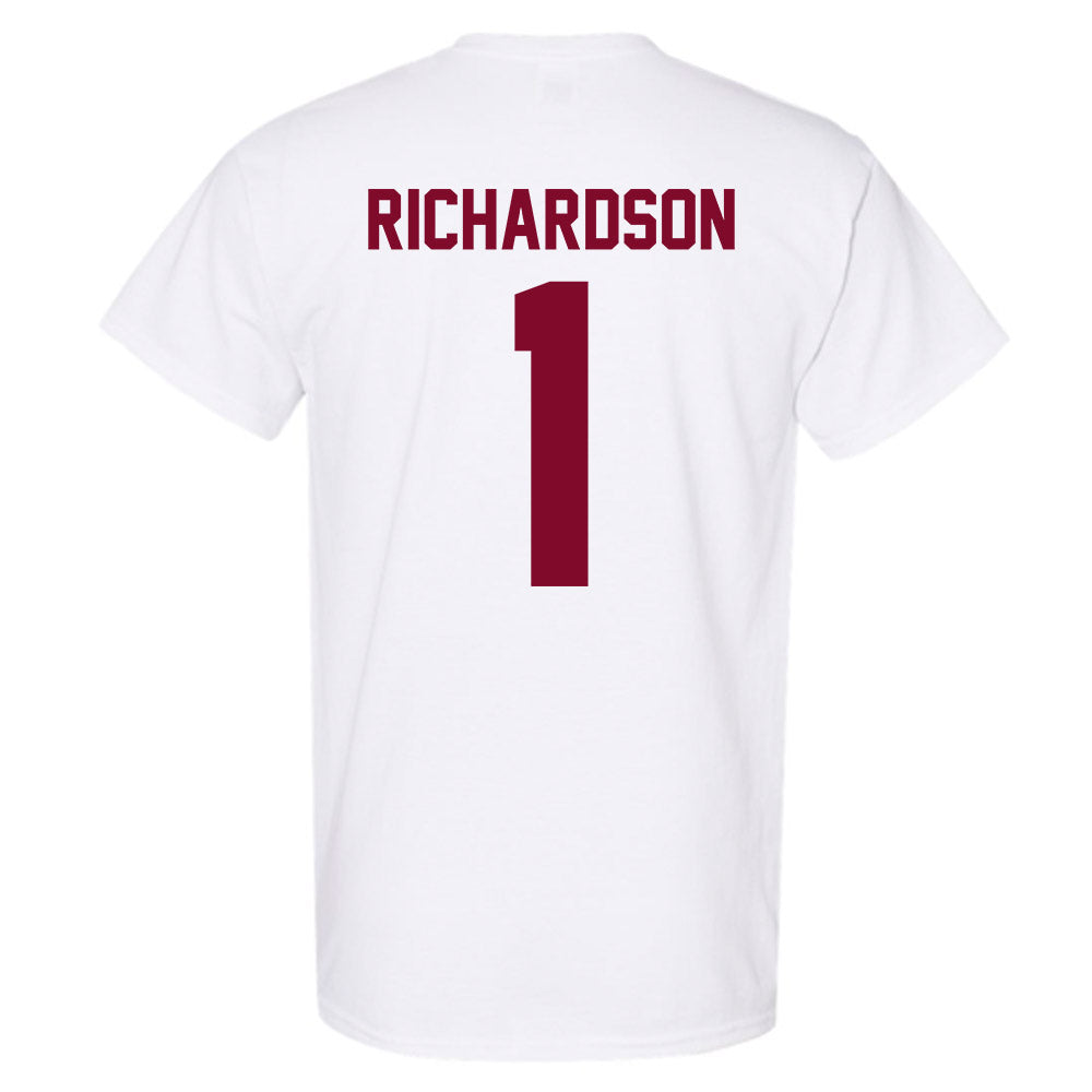 Fordham - NCAA Men's Basketball : Will Richardson - Vintage Shersey T-Shirt-1