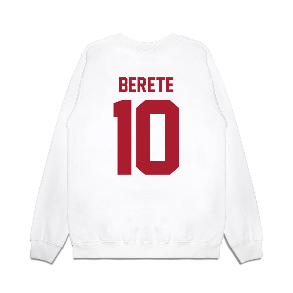 Stony Brook - NCAA Women's Basketball : Diaka Berete - Vintage Basketball Premium Crewneck Sweatshirt-1