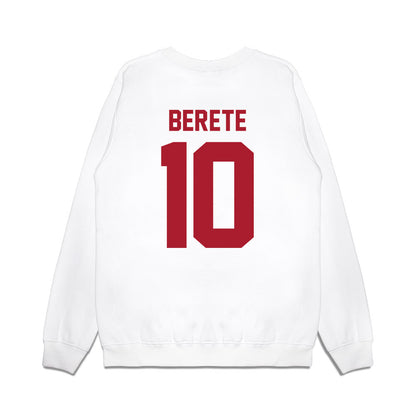 Stony Brook - NCAA Women's Basketball : Diaka Berete - Vintage Basketball Premium Crewneck Sweatshirt-1