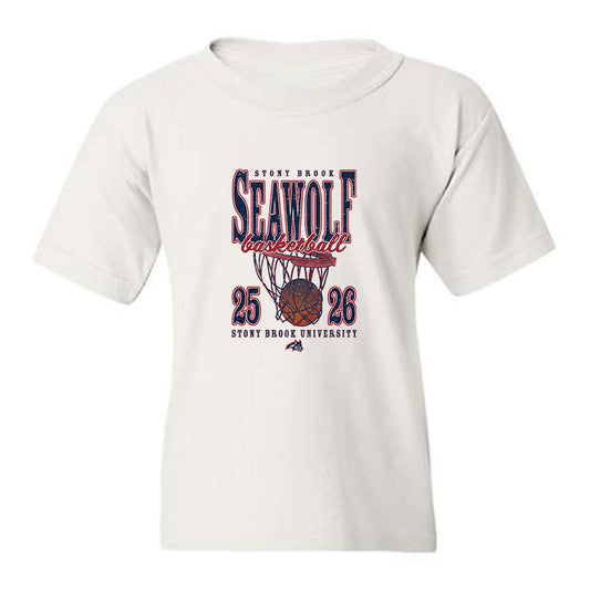 Stony Brook - NCAA Women's Basketball : Johanna Potter - Vintage Basketball Youth T-Shirt-0